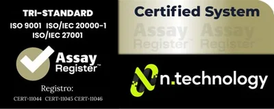 ISO 9001 · ISO/IEC 20000-1 · ISO/IEC 27001 — Assay Register CERT-11044/45/46